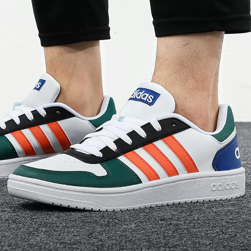 正品Adidas/阿迪达斯男子经典拼色低帮轻便运动休闲板鞋GY5898
