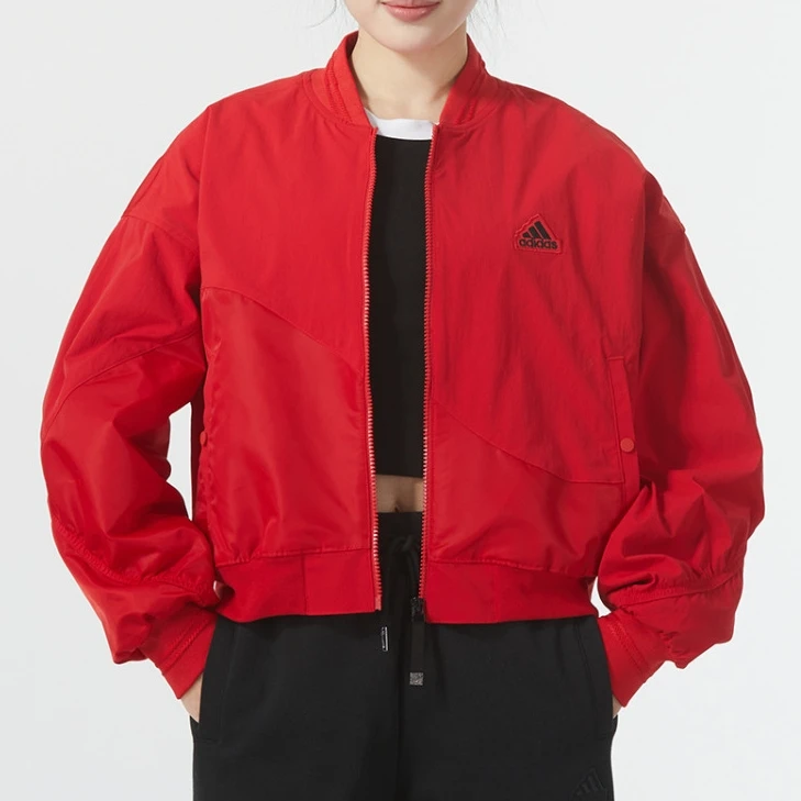 正品Adidas/阿迪达斯女子龙年新年款休闲夹克外套IM8872 IM8873