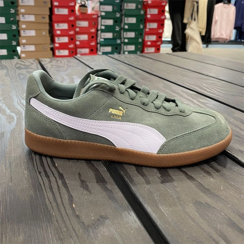 正品PUMA/彪马男子经典复古低帮轻便运动休闲德训鞋板鞋387745-04