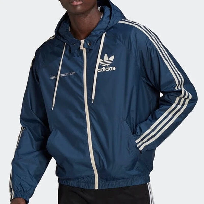 正品Adidas/阿迪达斯三叶草秋季男子运动休闲连帽夹克外套HL9281