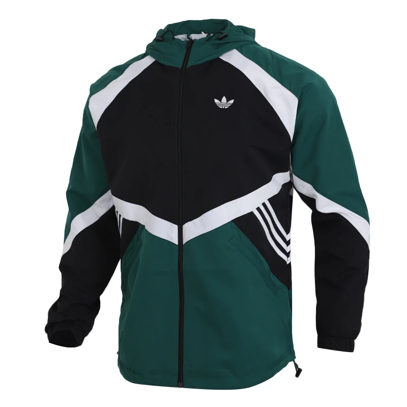正品Adidas/阿迪达斯三叶草男子运动休闲防风衣夹克外套 GJ6736
