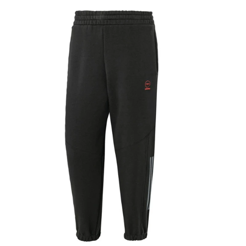 正品Adidas/阿迪达斯NEO经典男子休闲裤运动收加绒口长裤HM7477