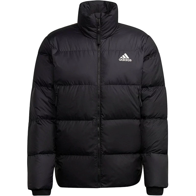 正品Adidas/阿迪达斯冬季男子户外运动休闲立领羽绒服外套 GV5350