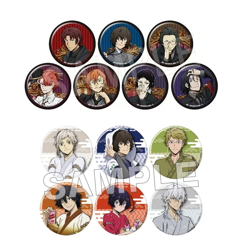 文豪野犬 极乐汤 / AGF2019椅子吧唧徽章（盲盒默认代拆）