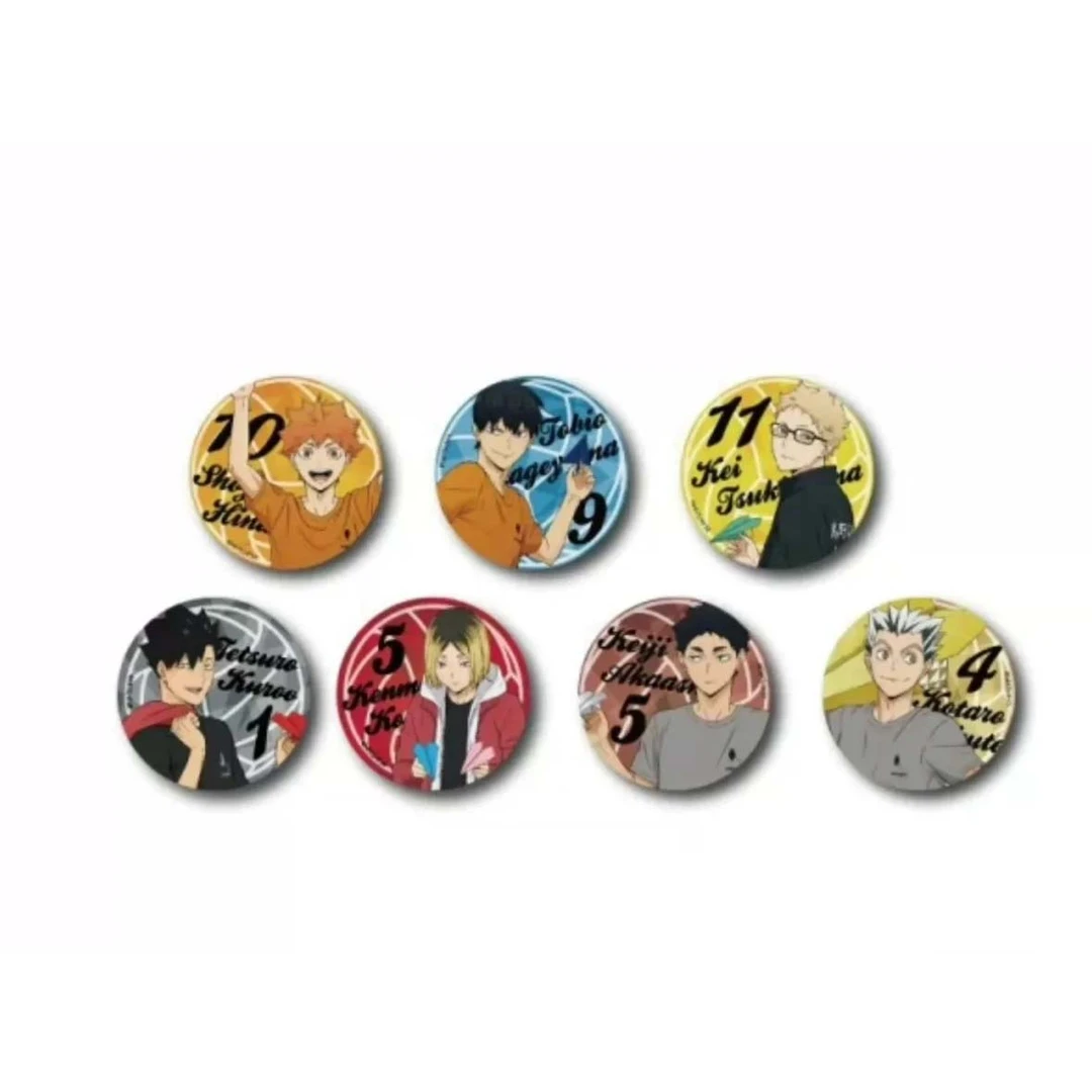 排球少年 成田机场 纸飞机吧唧徽章（盲盒直播间代拆）