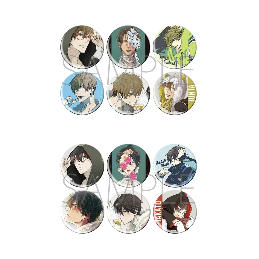 抱胁 被最想拥抱的男人威胁 西条高人个人池吧唧徽章 (盲盒代拆)