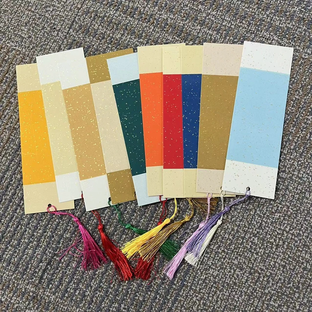 7*21cm加厚10色蜡染书签