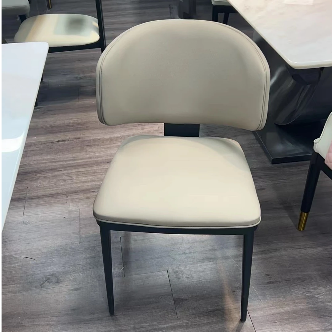 不锈钢椅子别墅大平层客厅家用高档实木餐椅网红椅子高颜值吃饭椅