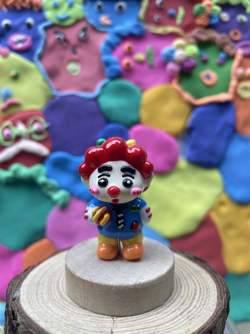 【B56】小新小丑-纯手工捏捏制作DIY创意手机链包包链条