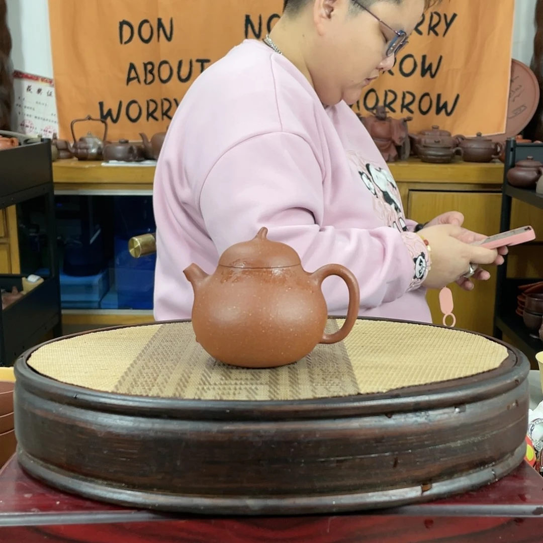 紫砂茶壶降坡泥茄瓜壶