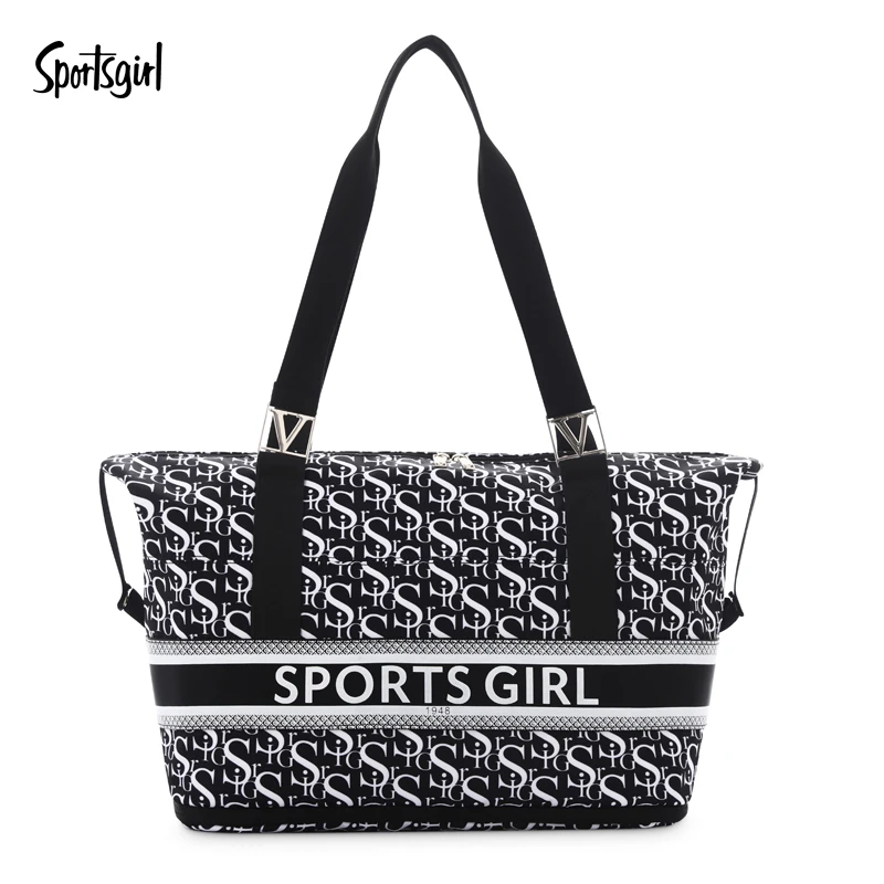 sportsgirl大容量旅行包女单肩斜跨可折叠轻便手提行李包扩展经典