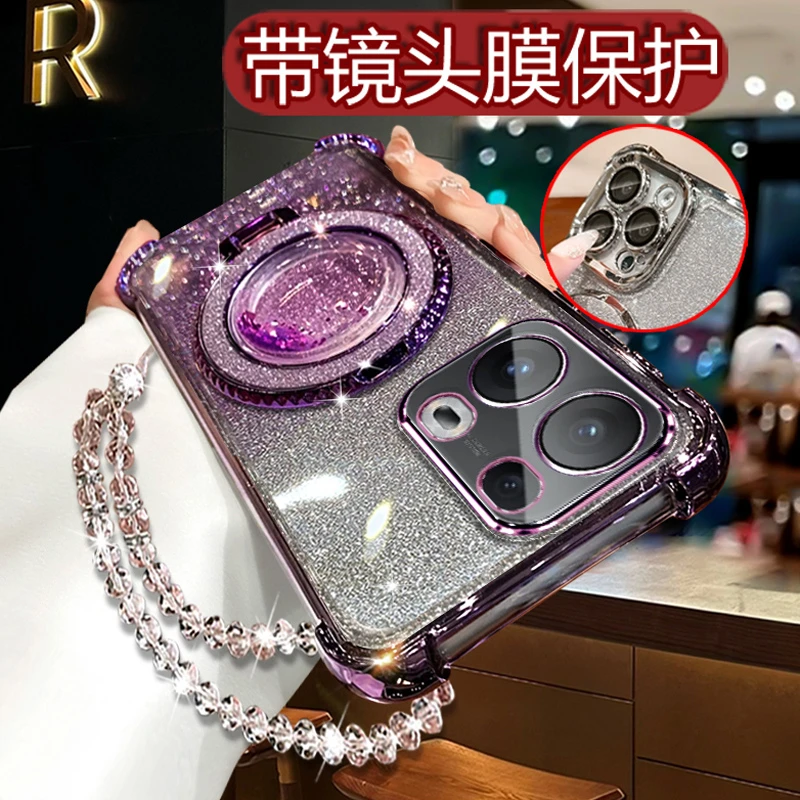 适用OPPOReno13Pro手机壳女潮5G款ren013por曲屏PKK110套镜头全包