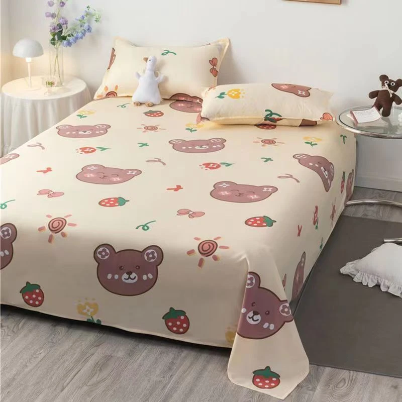 230/245纯棉斜纹棉床单亲肤透气瑕疵款介意勿拍