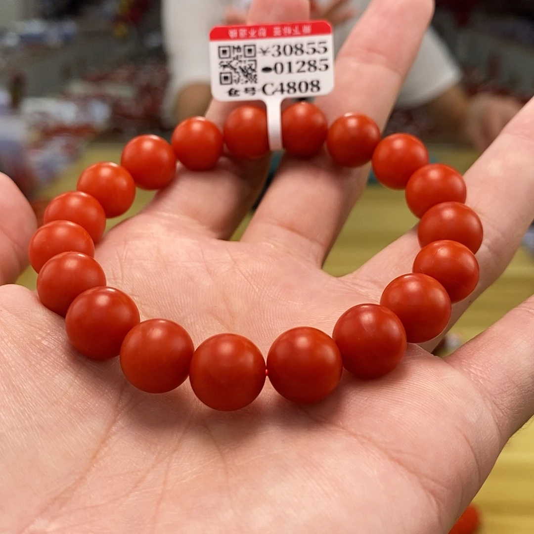 南红玛瑙尺寸11mm  多样性发一未镶嵌