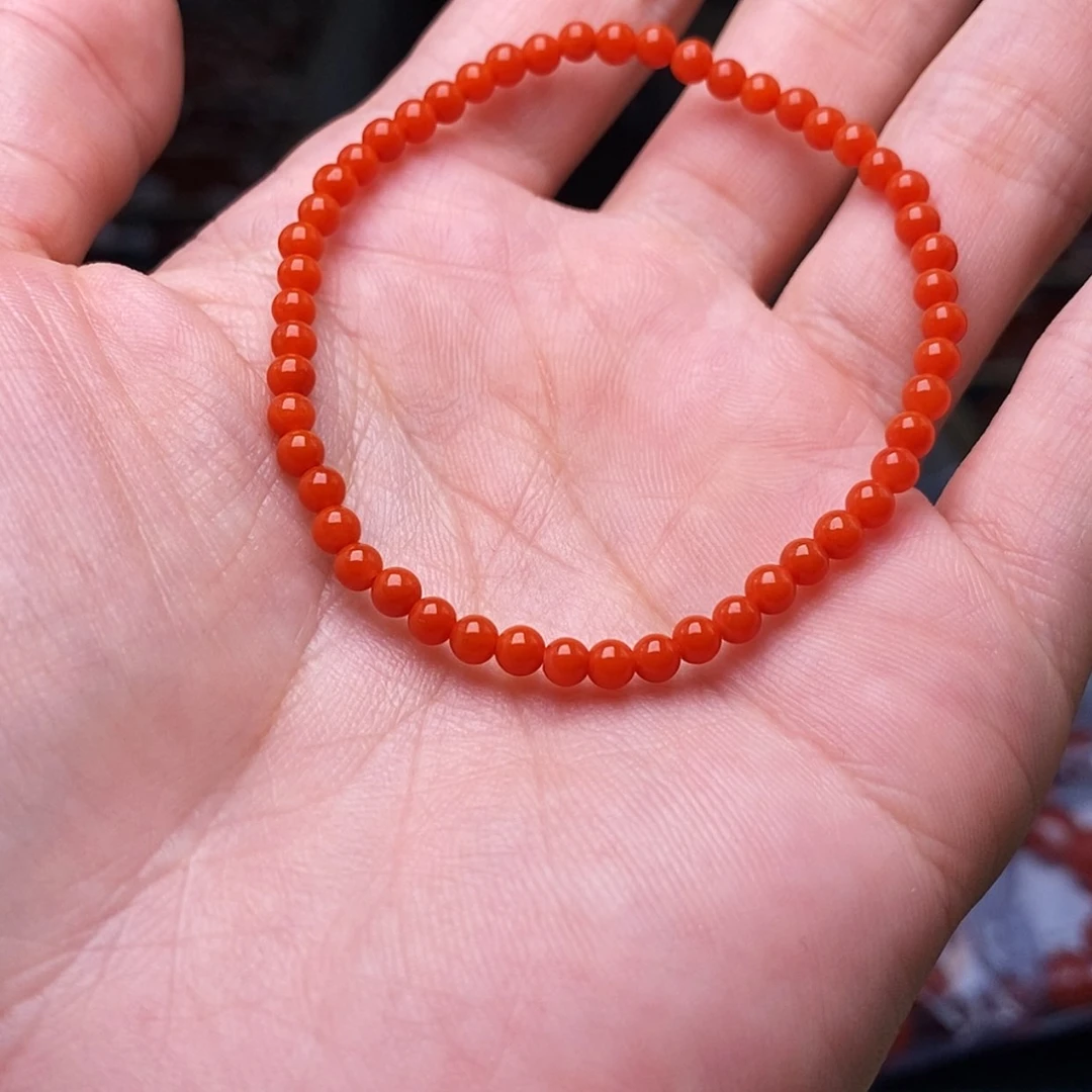 【闪购商品】南红玛瑙3.5m m未镶嵌