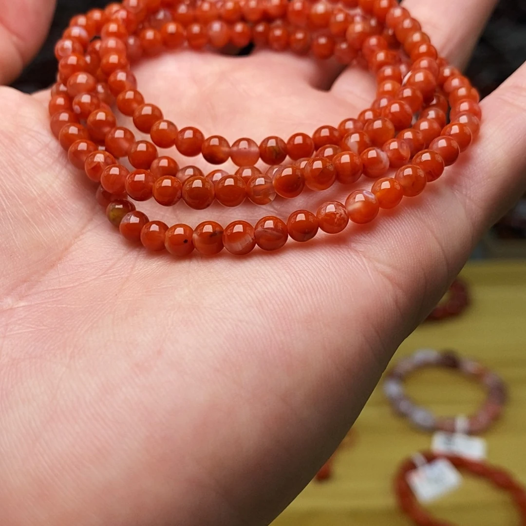 【闪购商品】南红玛瑙4.5m m未镶嵌