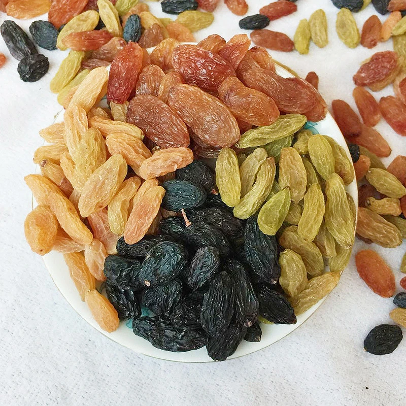 新疆吐鲁番多彩葡萄干500g多色混装多个品种混合无核风干散装