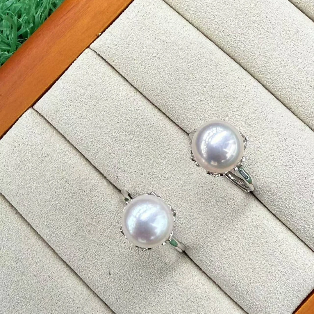 淡水无核10-11mm 戒指  百搭 精致 （多样性发一）