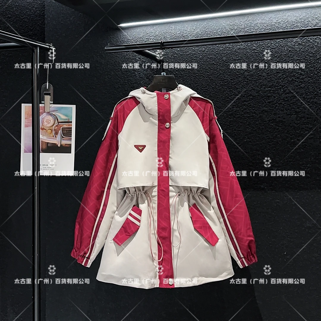 【Linda专属】【185】时尚连帽拼色运动冲锋衣羽绒服JC-A2244