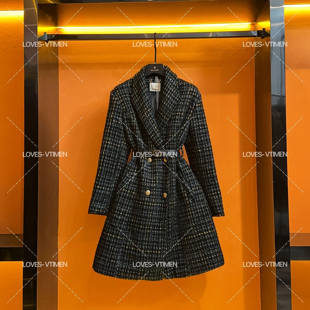 【梅子专属】冬季设计师轻奢高级感显瘦收腰羽绒服外套LOVES-A1306