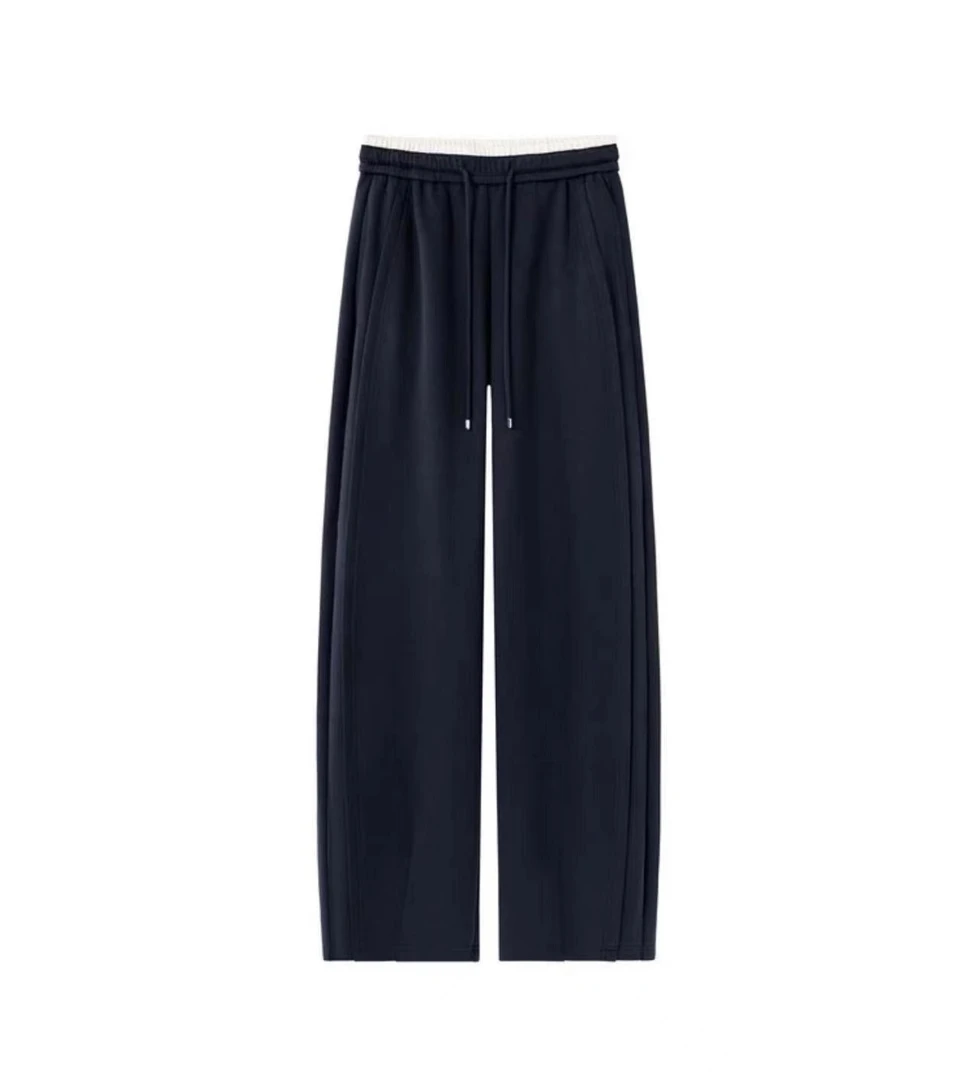 【Linda专属】编码【66】宽松纯色时尚运动直筒抽绳休闲裤JC-A2115