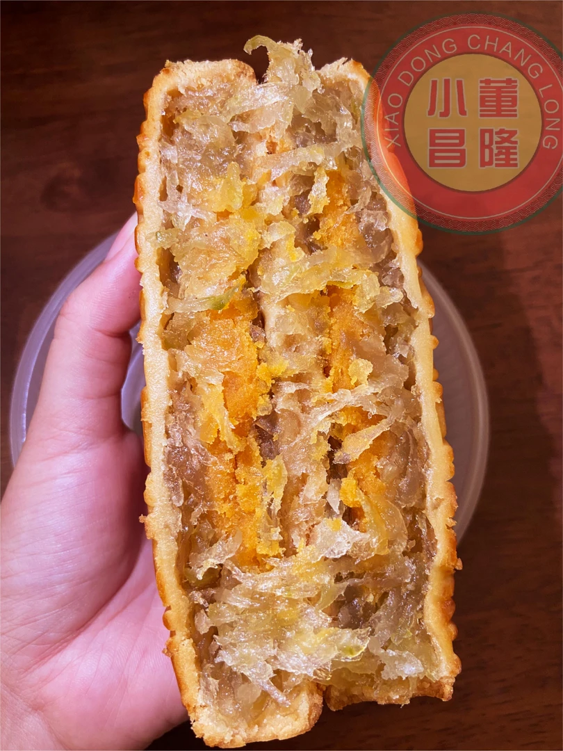 小董昌隆冬翅蛋黄广式中秋月饼雪媚娘黑芝麻五仁团购广西厂家直销