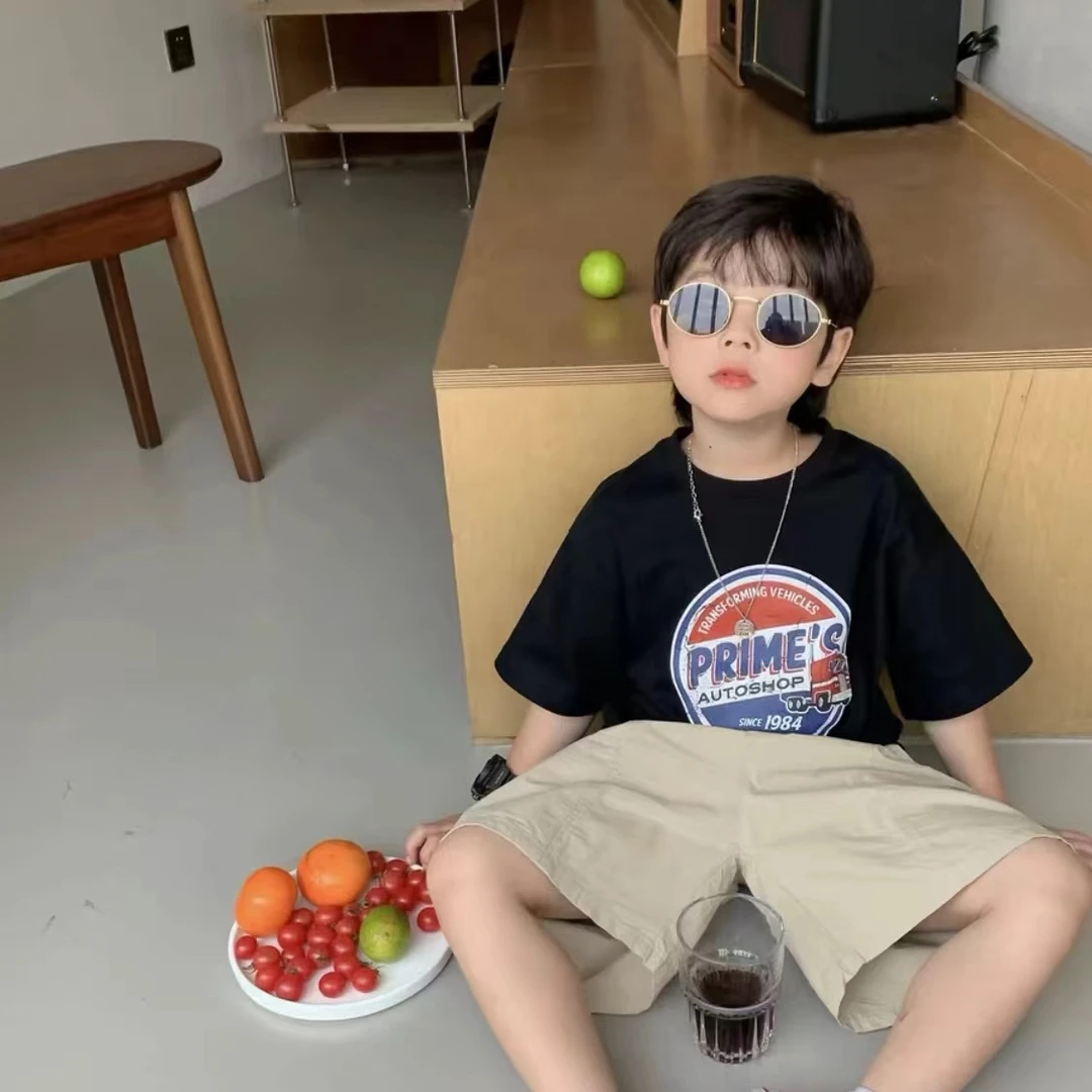 508时尚潮流百搭男童同款短袖T恤