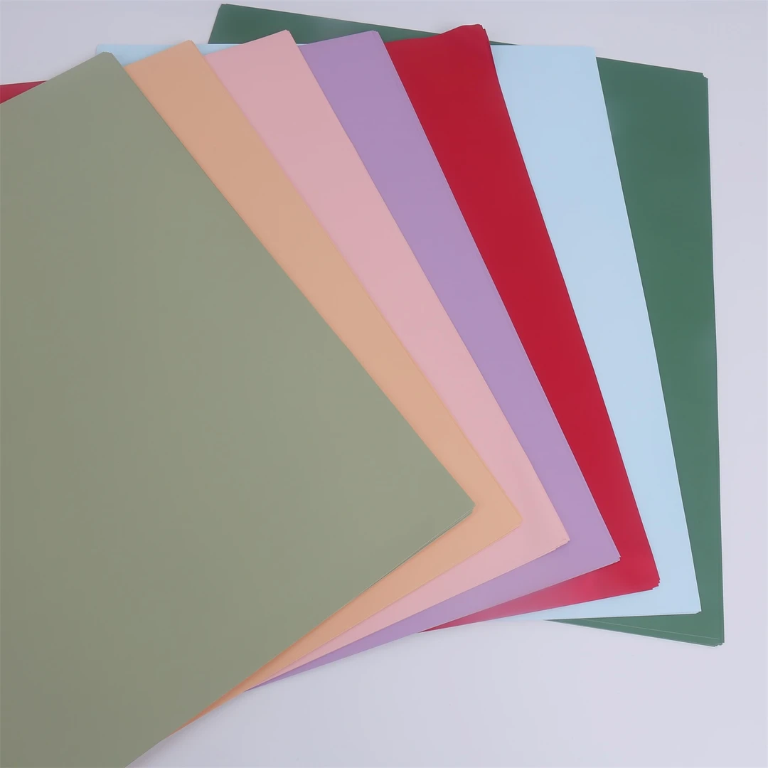 小号双色欧雅纸 迷束纸 防水花艺包装纸 小花束免裁剪包花纸材料