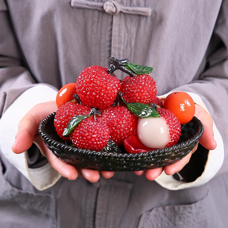 大吉大利荔枝变色茶宠摆件精品可养创意茶玩茶桌茶台装饰茶具配件