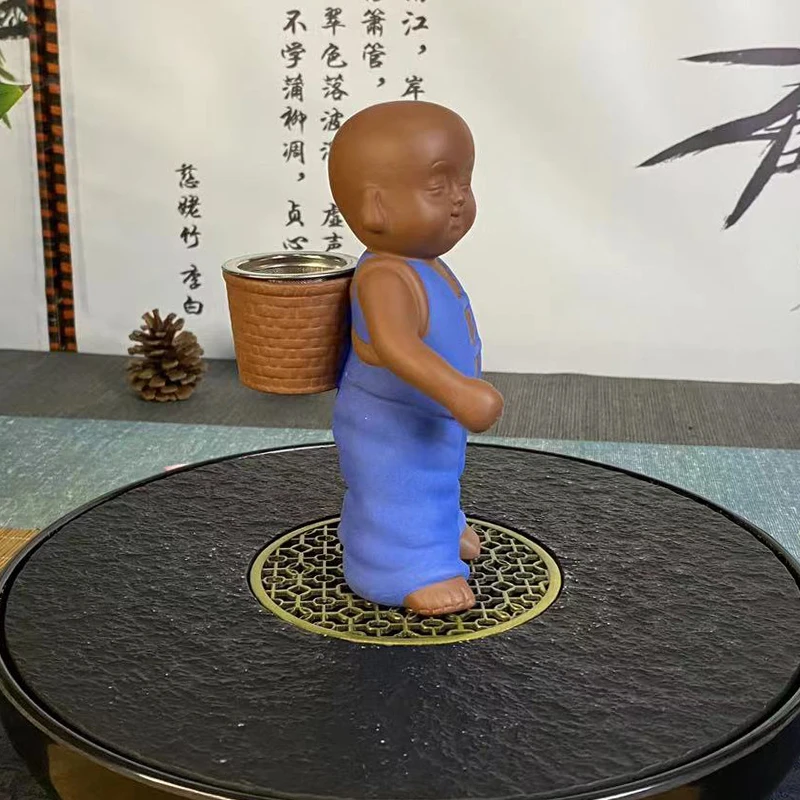 紫砂茶宠摆件精品可养创意茶漏茶滤过滤网器尿童茶玩茶桌茶具配件