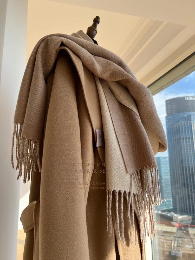 26847韩代极简静奢风围巾围脖毛线衣