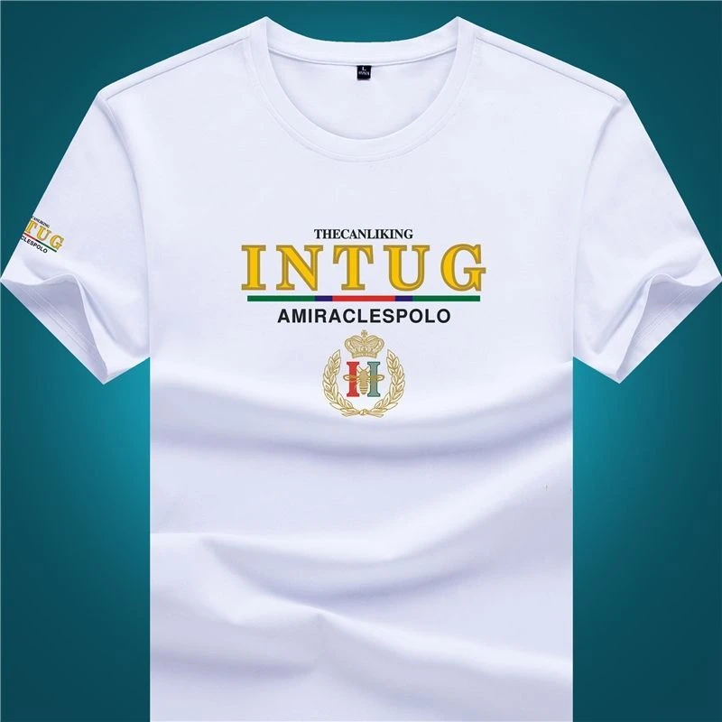 欧洲站短袖t恤男字母印花半袖修身纯棉打底衫男丝光棉上衣体恤潮T