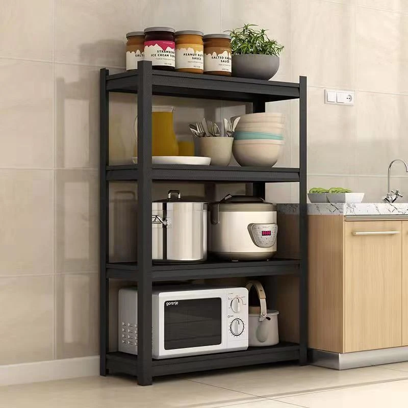 厨房置物架 落地多层收纳架储物架微波炉架层架杂物架子
