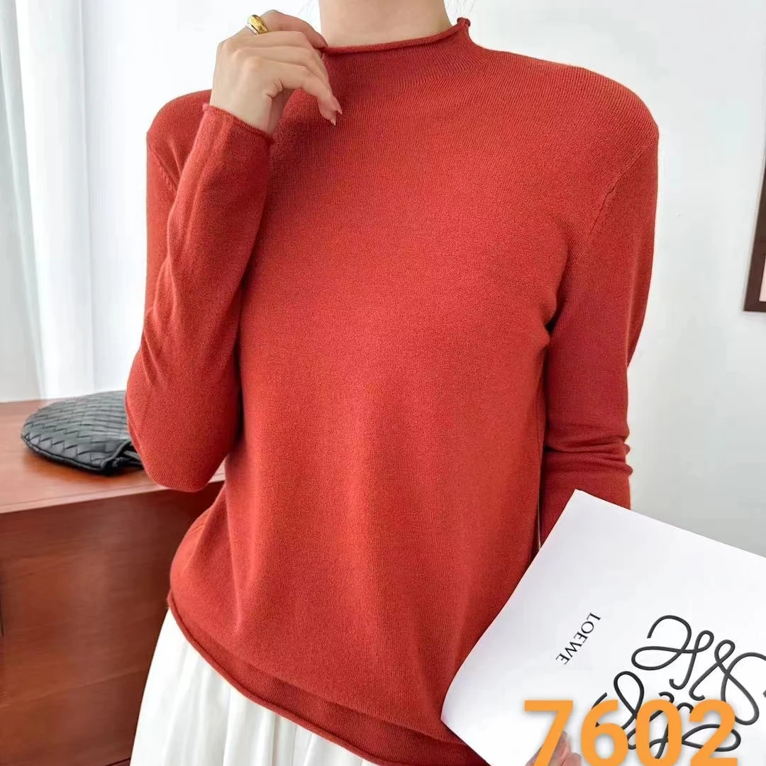 【任姐专属】499春秋时尚马卡龙内裤纯色毛衣