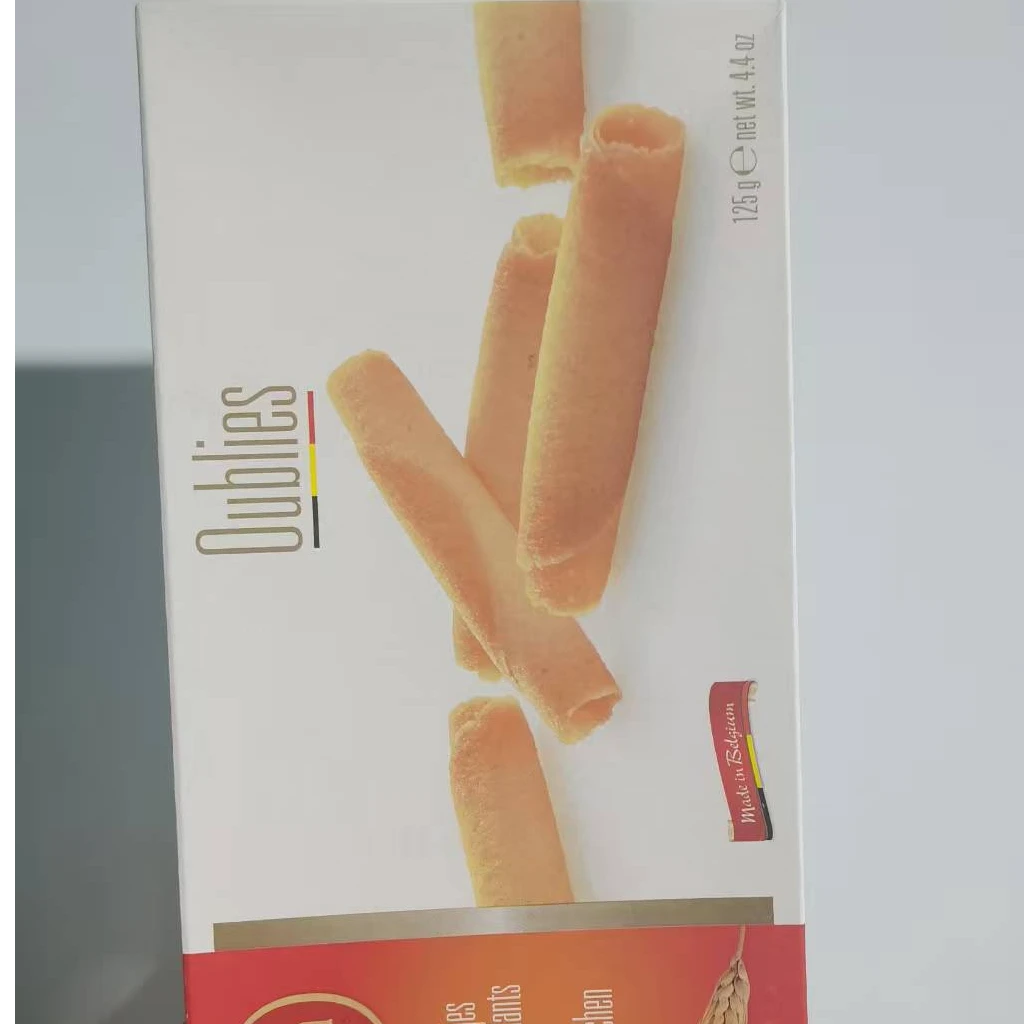 纯原装进口比利时黄金酥脆蛋卷办公室小零食休闲食品正品保真