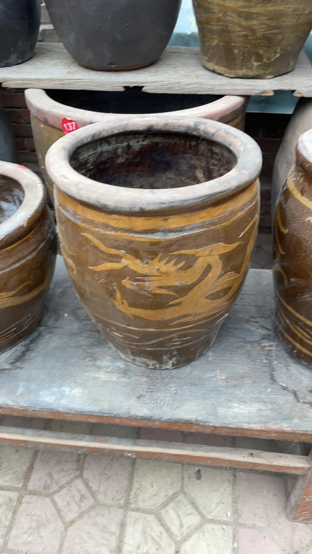 龙缸养鱼缸五六七八十年代的物件一物一拍包邮偏远地区加收