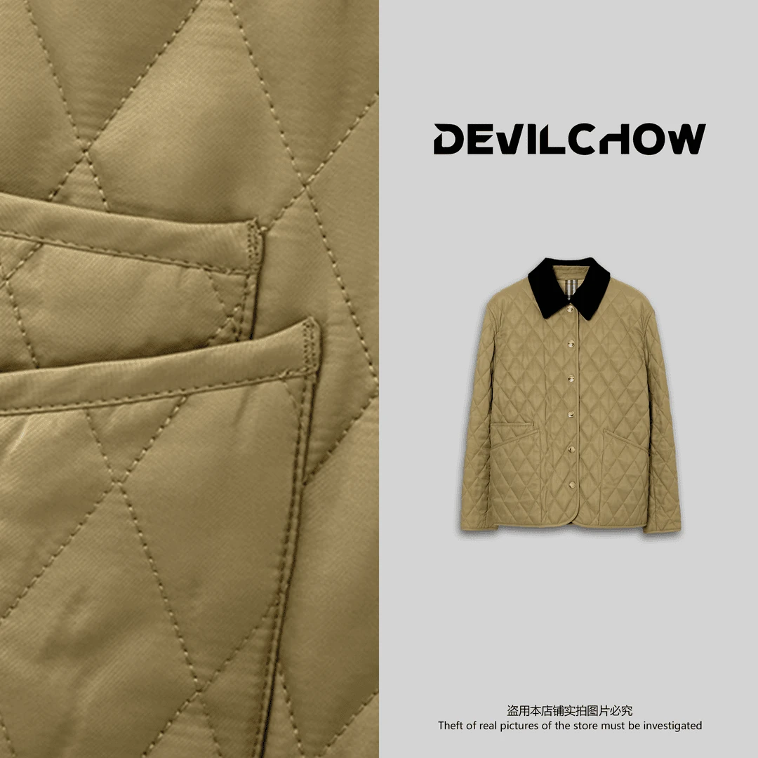 舟舟 【老钱菱格纹】外套时尚休闲百搭设计感