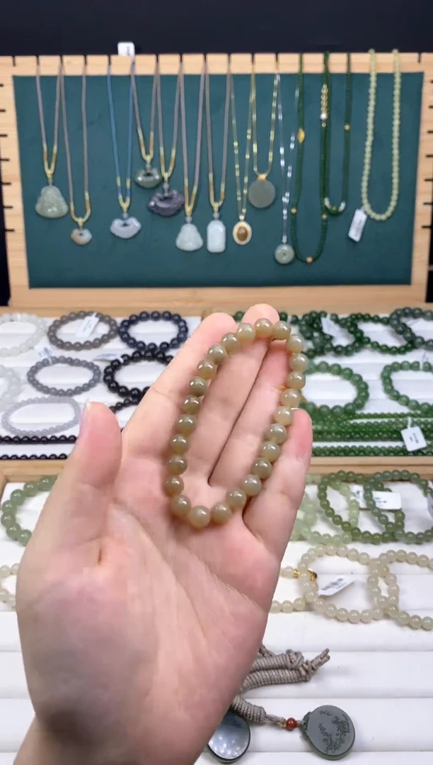 【闪购商品】和田玉手链未镶嵌和田玉手串A12（瑕）