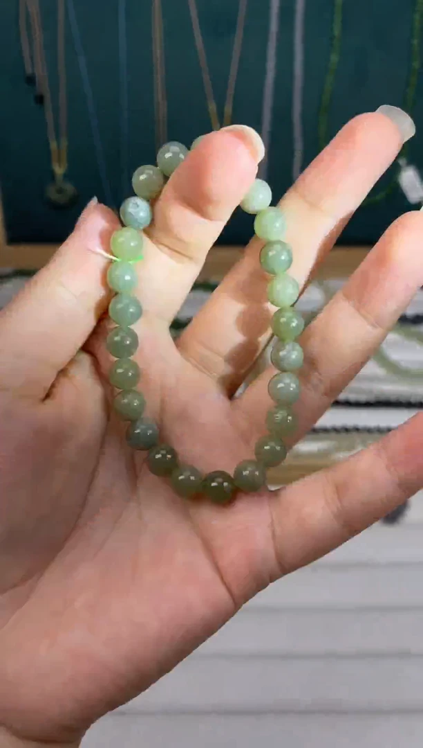 【闪购商品】和田玉手链未镶嵌和田玉手串A27（瑕）