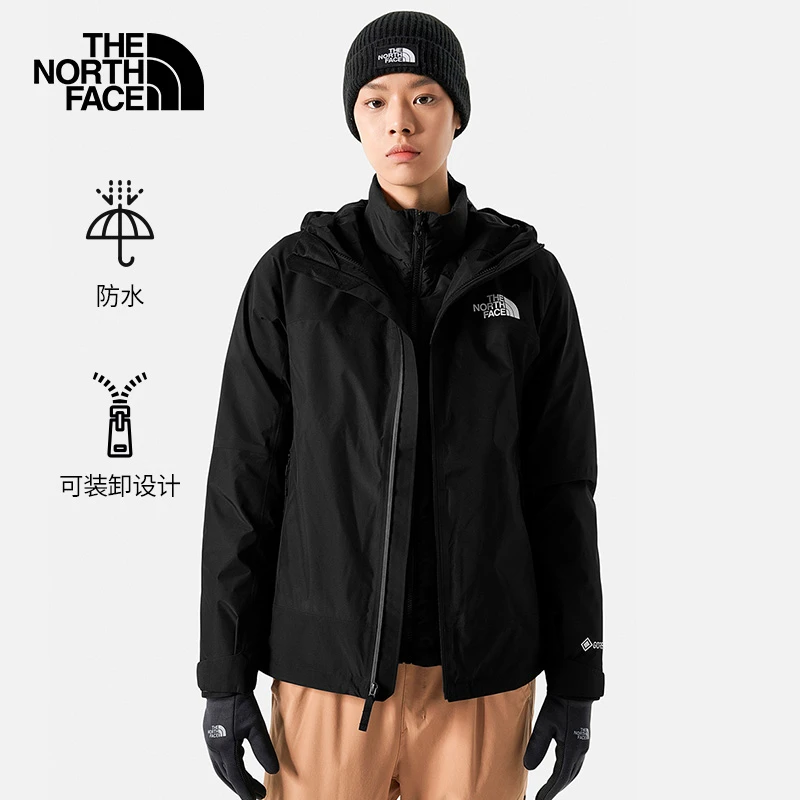 THE NORTH FACE/北面女Mountain Light羽绒服三合一GTX防水|83RU