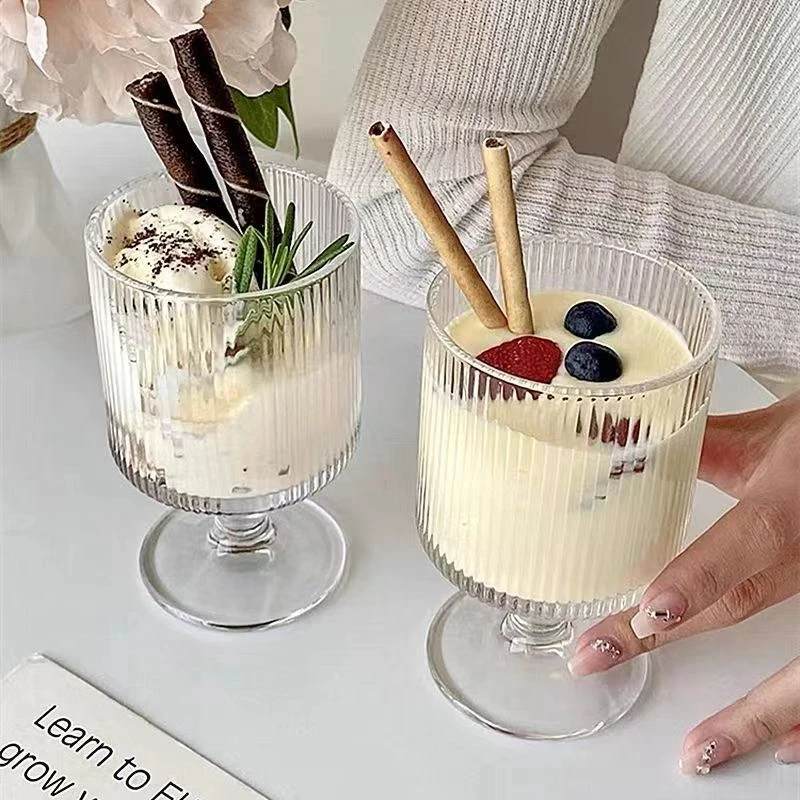 【两只】升级版ins风鸡尾酒杯加厚冷饮杯家用果汁杯创意极简咖啡杯