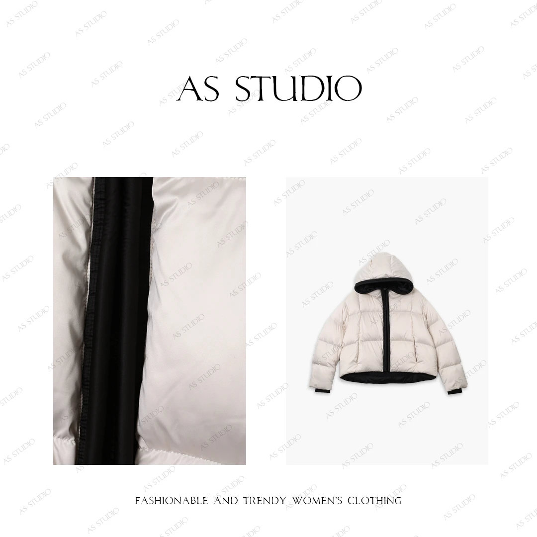 【AS泡芙】铭顺24新轻薄保暖连帽泡芙款鹅绒服AS24DYR159