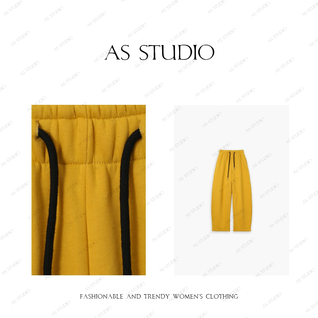 【AS芝士片】铭顺24新美式多巴胺彩色加厚弯刀卫裤AS24DKU465