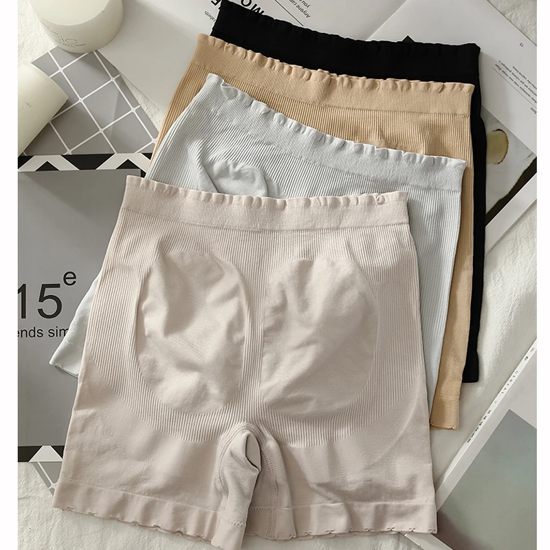 安全裤内裤二合一夏季薄款短裤防走光提臀保险裤防卷边高腰打底裤