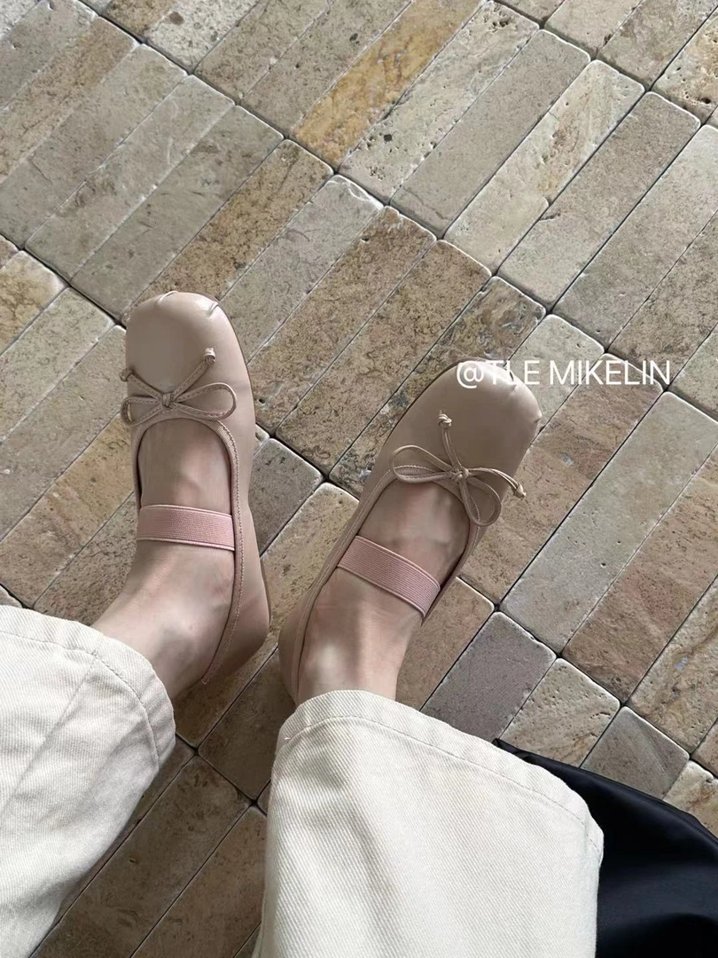 THE MIKELIN  （506-1#）复古日系一字带鞋子