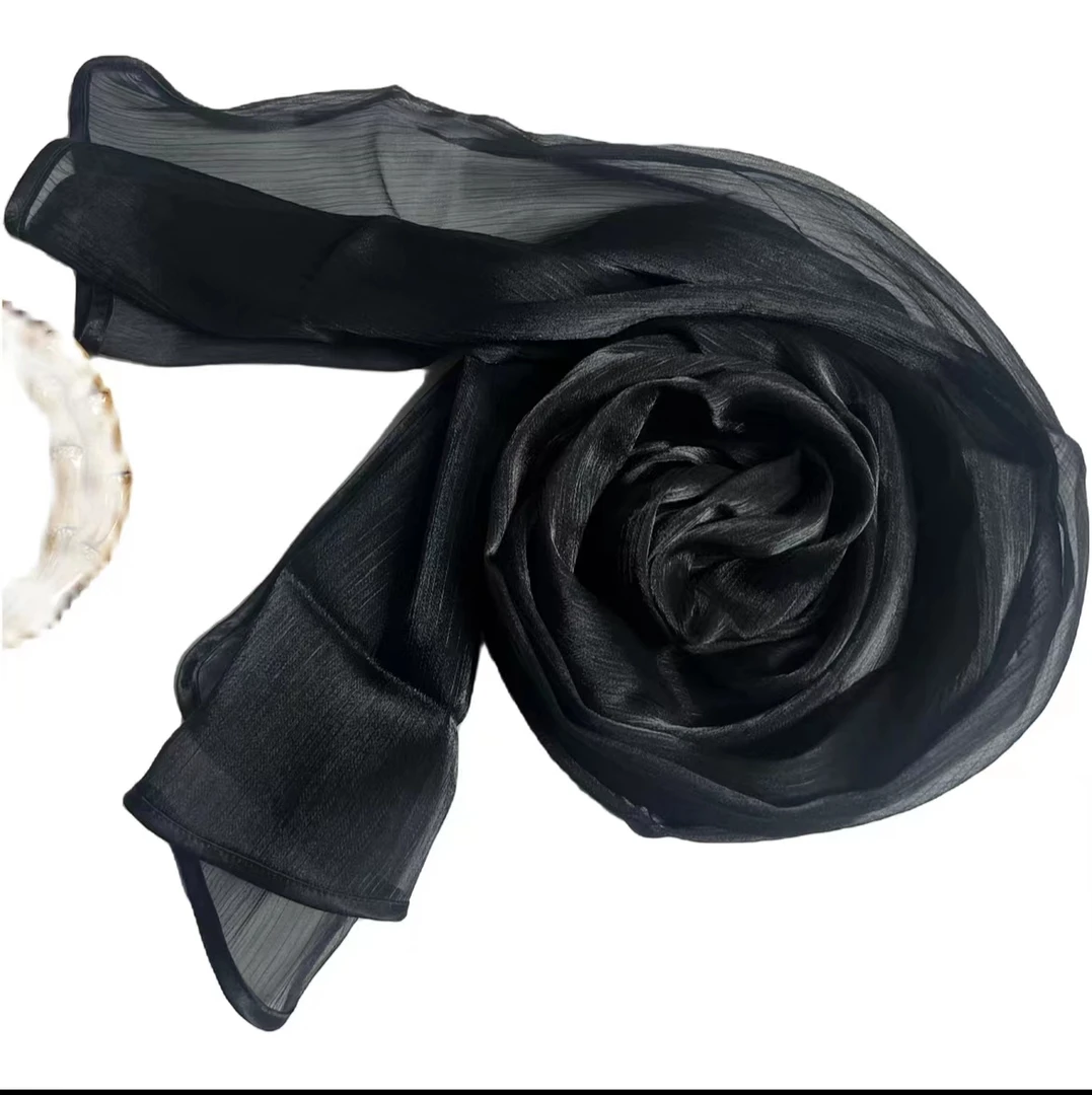 红熹潮(hxc2023）新款春季服饰女士丝巾时尚休闲百搭气质蕾丝优雅