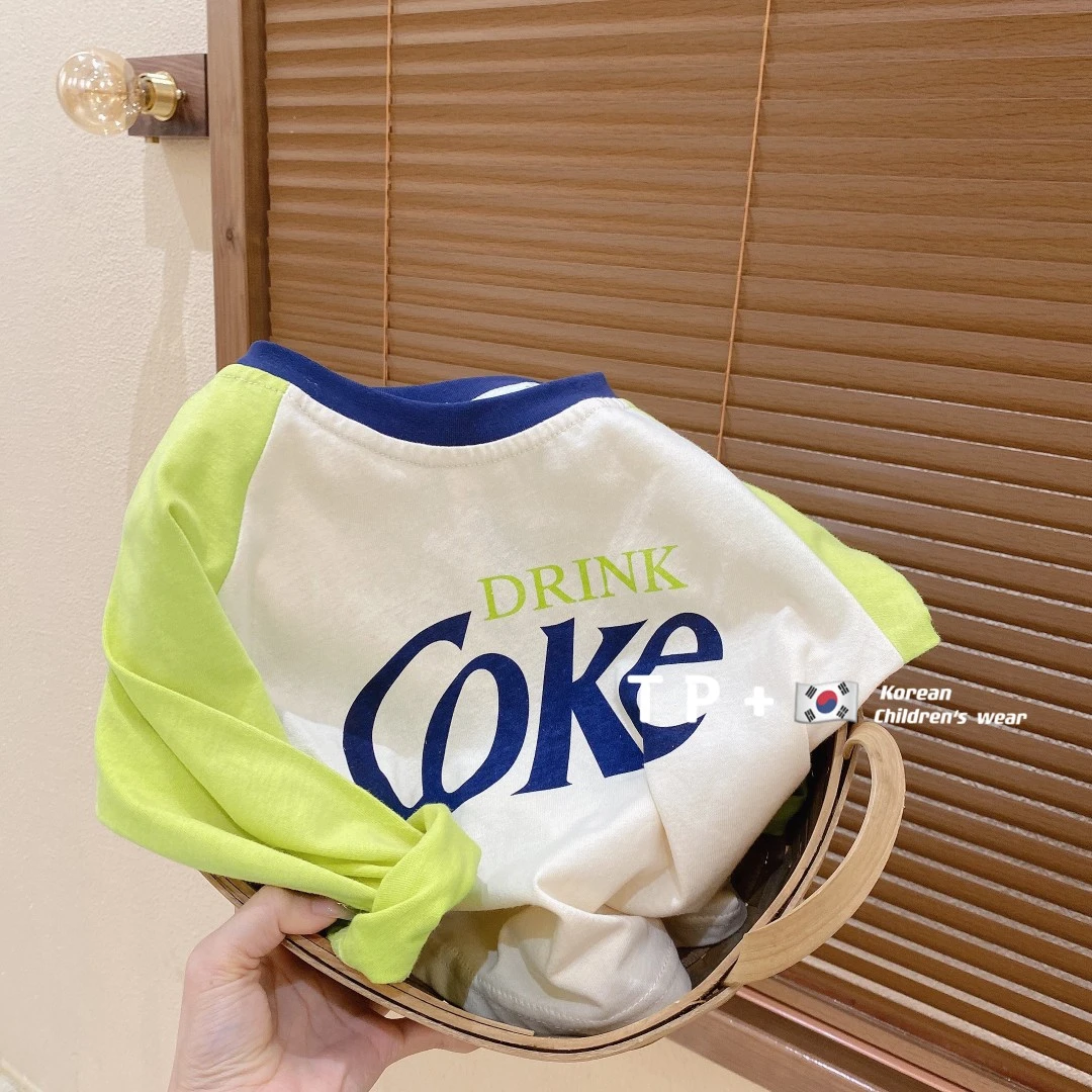 男童女童韩版长袖T恤秋装2025新款儿童纯棉打底衫宝宝春秋上衣