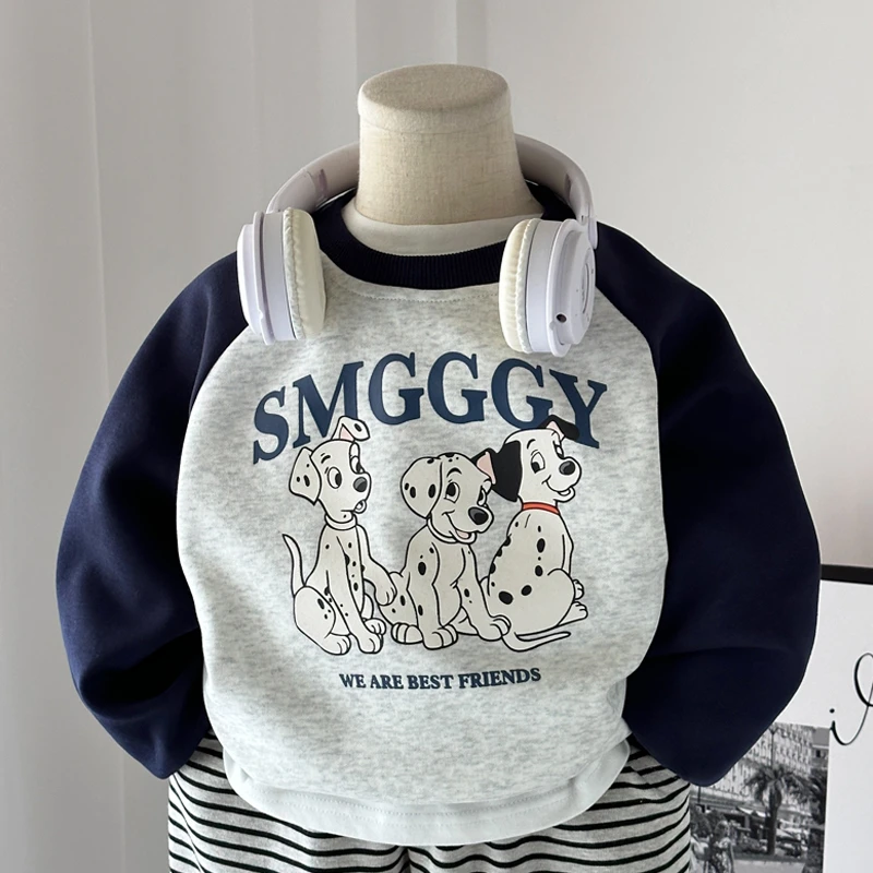 男童卫衣春秋款2025新款儿童长袖打底衫小男孩秋装卡通上衣潮时尚