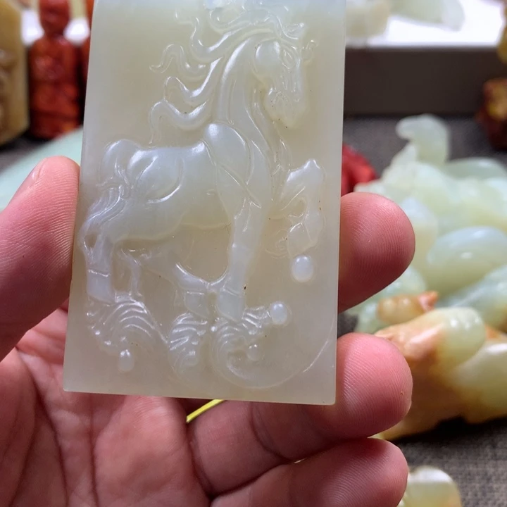 白玉菩提吊坠挂件