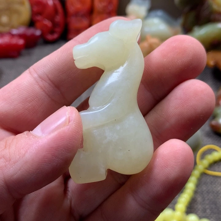 白玉菩提吊坠挂件152